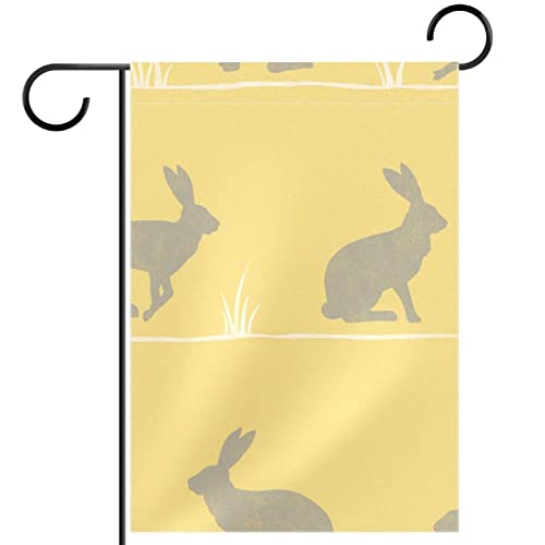 Colours Nell Mostaza - Papel pintado para jardín, bandera vertical de doble cara, decoración para exteriores