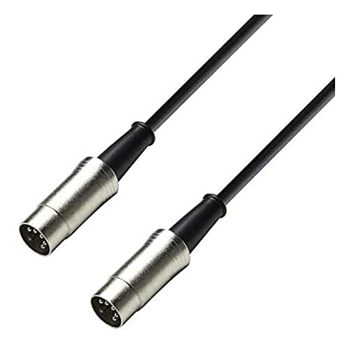Gamma 3 stelle Adam Hall 3 Star Series - Cavo MIDI, 5 poli, 6 m, colore: nero