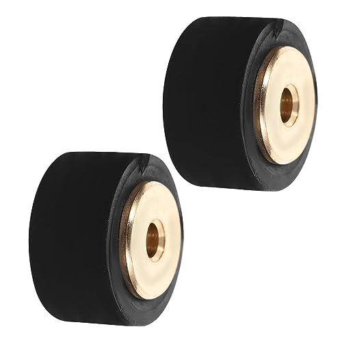 HOMSFOU Accesorios De Reparación para Grabadoras Rodillos De Presión De Caucho 2pcs para Radio Rueda De Rodamiento De 13mm