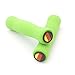 Foam M/H/S Grips + Handlebar Plugs German Flag for BROMPTON Lime Green