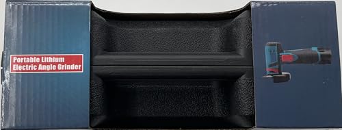 Mini Angle Grinder, Cordless Angle Grinder with 2pcs Batteries, 19500RPM, 7 Cutting Discs, 76mm Mini Tool for Cutting, Polishing and Sanding, Black and Red 12 Mini Angle Grinder, Cordless Angle Grinder with 2pcs Batteries, 19500RPM, 7 Cutting Discs, 76mm Mini Tool for Cutting, Polishing and Sanding, Black and Red - Image 12