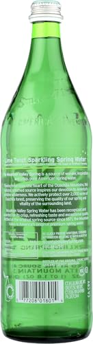 Mountain Valley Water Sparkling Water Lime, 33.8 FZ - Thumbnail 2