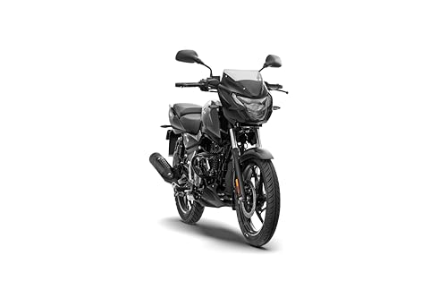 Image of Bajaj Pulsar 125 Disc Carbon Graphics Motorcycle, Split Seat, Ebony Black Grey, Booking for Ex-Showroom Price