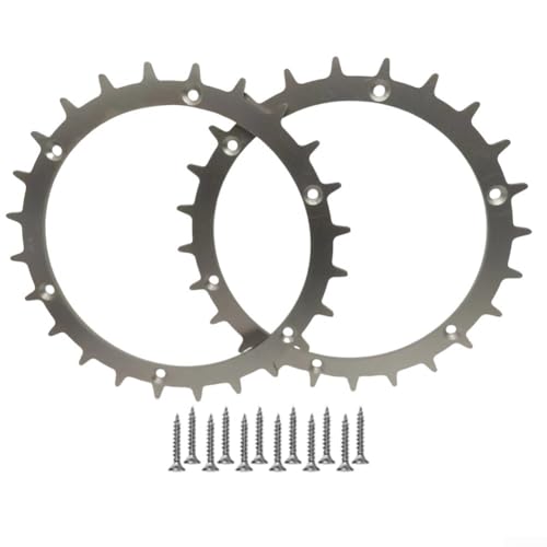 Juego de clavos antideslizantes para YARDFORCE 400RI, 280R y EASYMOW 260, optimiza la eficiencia del robot en varios terrenos de césped