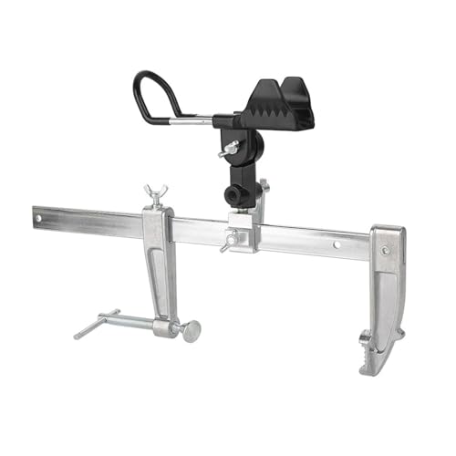 RNXRZANK Fishing Rod Holder with Clamp for Dock and Boat Use, 23cm