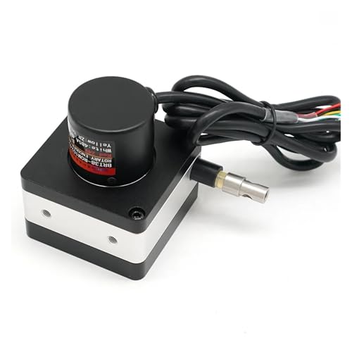 Displacement Sensor Potentiometer Type Position Sensor Draw Wire Rope Linear Transducer Pull Wire Sensor Pull Rope BriterEncoder(RS232 1024P,2000mm)