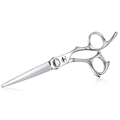 PURPLEBIRD Professional Hairdressing Scissors - 6 Inch Japanese Stainless Steel for Men, Women & Children