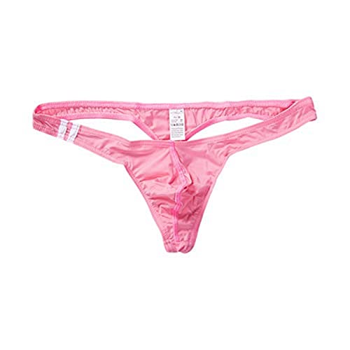 Ice Silk Sexy Mens Bikini Swimwear Elastic Briefs Thongs G-String Underwear2