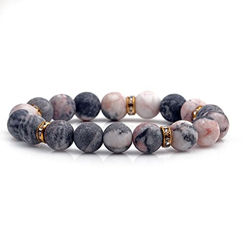 Liagza Healing Bracelet For Women Anxiety Crystal Bracelet Chakra Beaded Bracelets Rose Quartz Crystals And Healing Stones Jewelry Yoga Bead Bracelet Calming Stretch Bracelet Stress Relief Gifts thumb #2