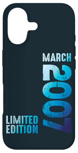 Carcasa para iPhone 17 Desde Marzo 2007 Año 2007 Retro 2007 Vintage Edición 2007