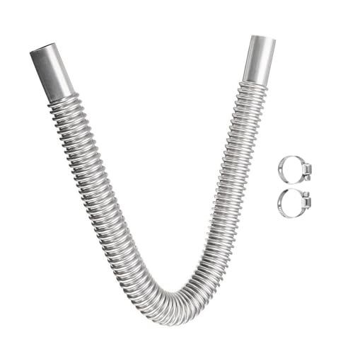 Generic stainless steel spiral exhaust pipe 60 cm