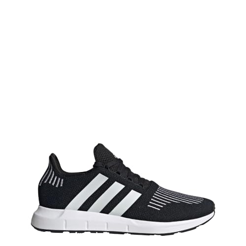 adidas Men's Swift Run 1.0 Sneaker, Black/White/White, 10.52