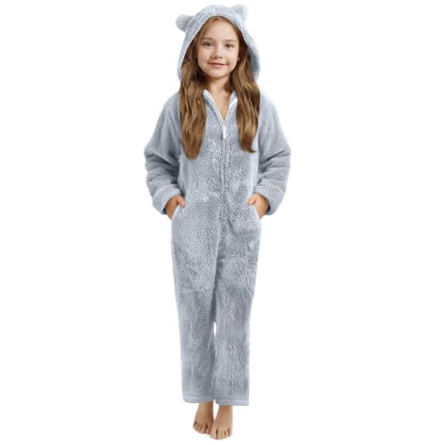 Generisch Kinder Mädchen Fleece Overall Onesie Schlafanzug...