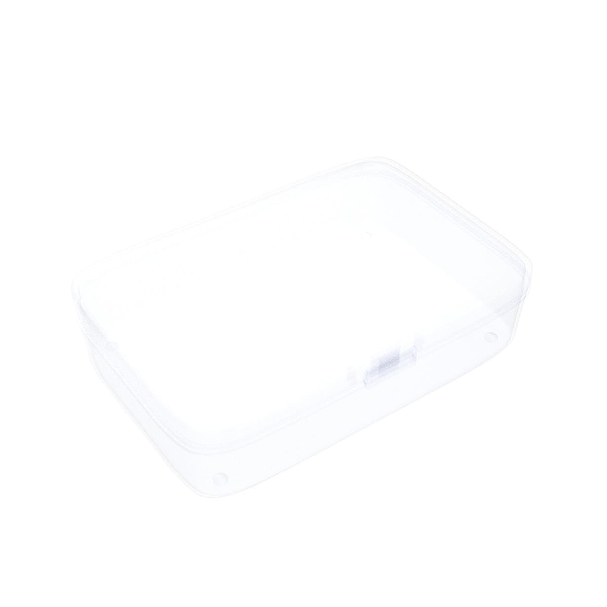 6 Stück Mini-Aufbewahrungsboxen Transparent – 11,4x8,6 Cm, Mit Deckel – Für Perlen, Bastelzubehör, Kleinteile