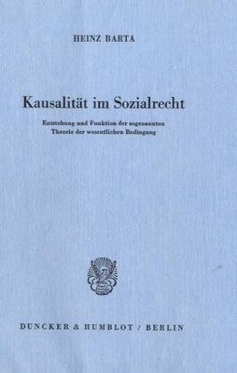 Kausalitaet im Sozialrecht