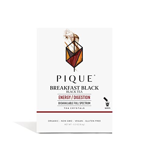 Pique EB1-14 Organic English Breakfast Tea Crystals - Caffeinated Black Tea cover
