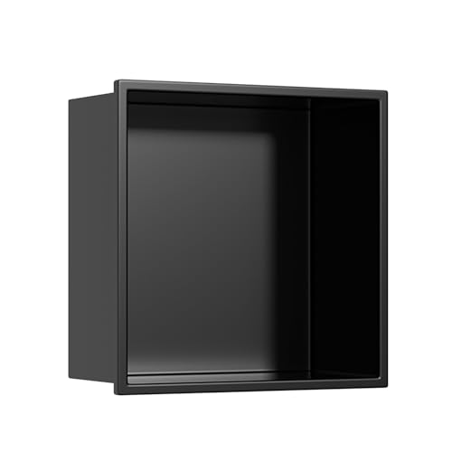 Niche de douche moderne et étagère de salle de bain pour un rangement zen