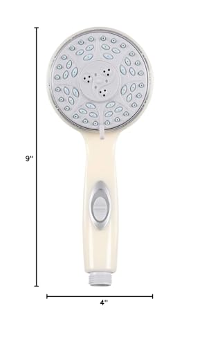 Camco 43712 RV Shower Head with On/Off Switch (Off-White)