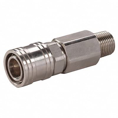 Speedaire, 30E577, Coupler Body, Hose Barb, 1/4, 304 SS