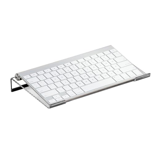 Soporte Para Teclado Inclinado - Soporte Para Teclado Para Escritorio | Bandeja De Exhibición De Teclado De PC De Acrílico Transparente | Soporte Inclinable Para Elevación De Teclado Transparente Disp
