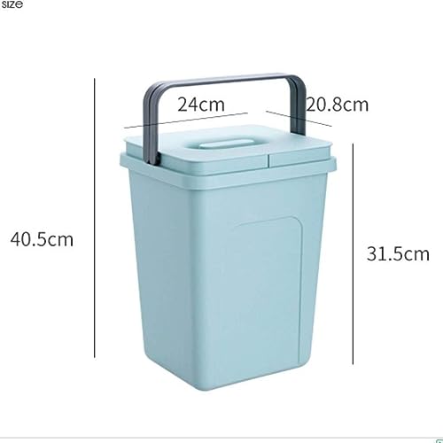 Contenedores de basura para dormitorio que eliminan malos olores juego de 2 botes con tapa 3