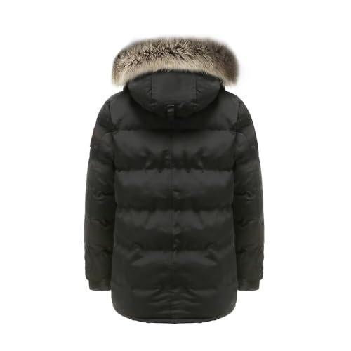 Men's Long Winter Coats Water Repellent Warm Fur Hooded Thicken Parkas Jacket2