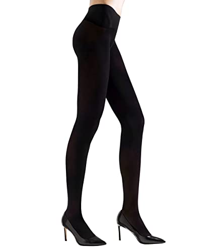 Collants opaques Natori lot de 2 noirs mats extensibles pour femme
