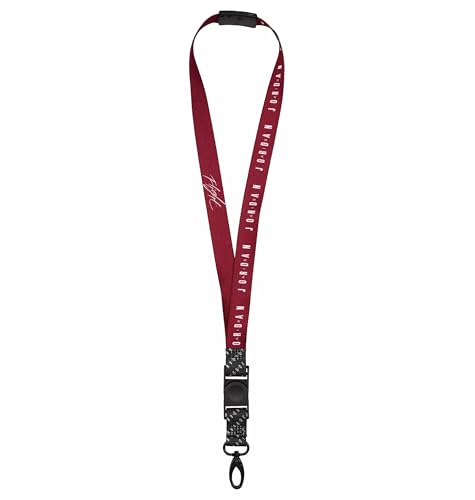 Nike Unisexe Jordan Premium Lanyard Printed Reversible Chaîne de clé Black/Cardinal Red/Sail One Size