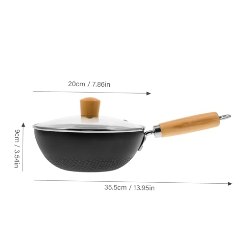 Sartén Wok antiadherente 20 cm con tapa de vidrio miniatura 2