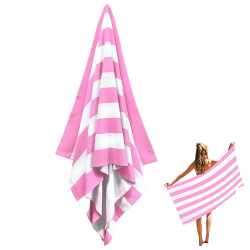 Generico Toalla de playa, toalla grande para piscina y playa, ligera microfibra para exterior, viajes, yoga, gimnasio, camping, piscina, picnic de verano