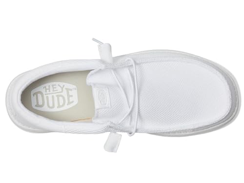 HEYDUDE Unisex-Adult Wally Funk Mono Sneaker White2