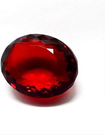 Natural 54 Ct Pigeon Blood Red Ruby Oval Cut Certified Loose Gemstone for Jewellery Making