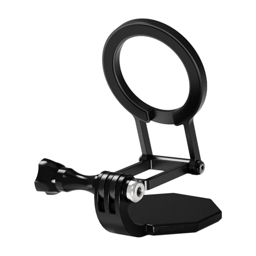 Support de cou magnétique pliable en aluminium à libération rapide pour téléphone