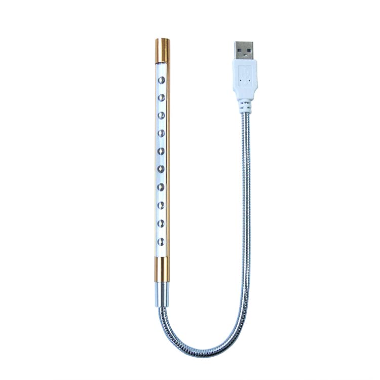 Storin 10 LED USB Keyboard Light Night Flexible Lamp for Reading Notebook Laptop Plug and Play Golden (B0B7S26FM4) Amazon Price History, Amazon Price Tracker