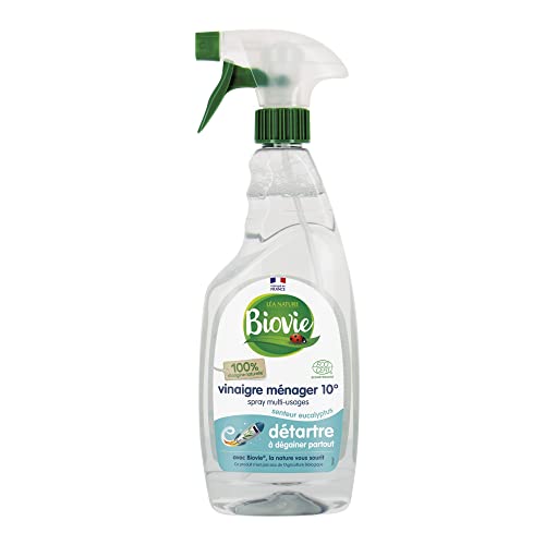 Biovie - Spray Vinaigre eucalyptus 10° - Droguerie - Ecodétergent - Spray de 750ml Cover