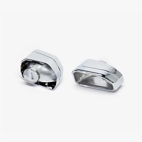 Embout d'échappement inox argent pour BMW X3 X4 30i 2022 | Finition carrée haut de gamme