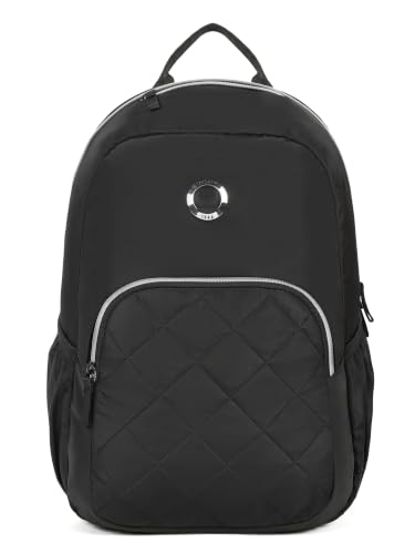 Image of DELSEY PARIS Karen Backpack | Fits Laptop Up To 14 Inch, 15L Capacity, Water-Resistant Polyester| Office, Collage Backpack, Global Warranty-2 Years