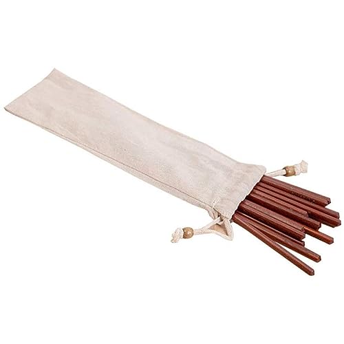 chop Sticks Multipack Baguettes Réutilisables Réutilisables 10 Paires de Baguettaguettes en Bois Réutilisables, Baguettes, Matériau Naturel Baguettes Japonaises Coffret Cadeau(Color:3,Size:)