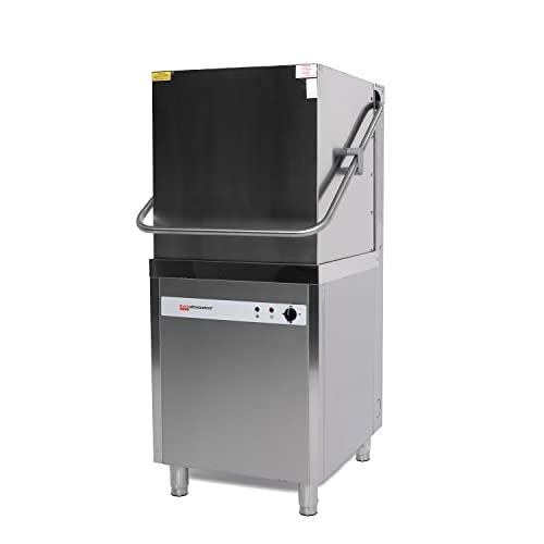 Ristoattrezzature Lavastoviglie a Cappotta Professionale - Trifase, con Cesto Quadrato 50x50 cm - in Acciaio Inox