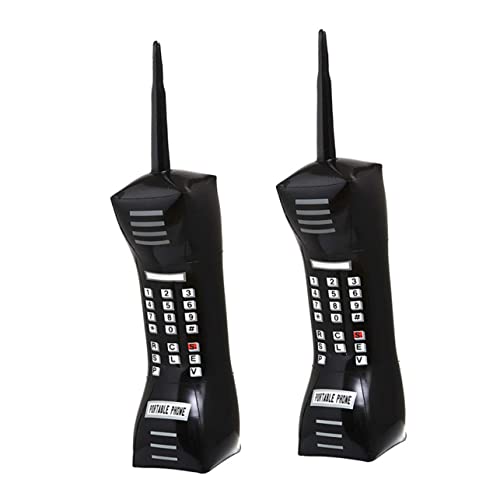 SUPVOX 2pcs Inflatable Cell Phone Toys for Boys and Girls Pvc Fake Mobile Phone Props for Parties Stage Performances Photo Props