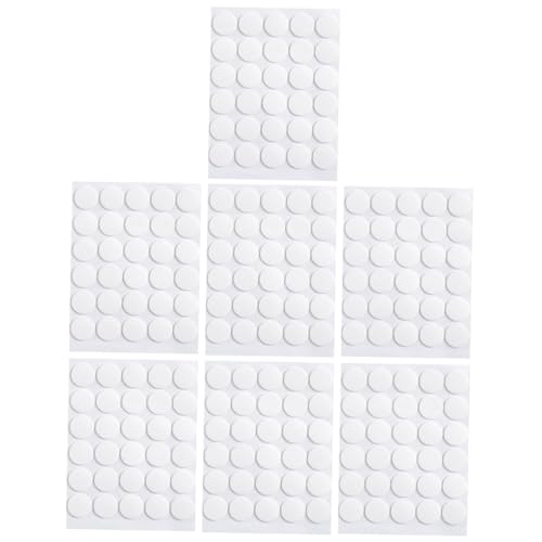 BESTonZON 7枚 無痕可移除 丸型両面テープ 強力粘着 アクリル製 透明 両面シール 装飾固定用 家業務用