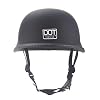 Motorcycle Helmet German Style Half Helmet Skull Cap Adult Men Women Shell Helmet, DOT Approved Retro Face Helmet for Cruiser Scooter Chopper (XL)
