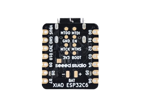 Seeed Studio XIAO ESP32C6-2.4 GHz WiFi 6, Bluetooth 5.3, Zigbee, Thread (802.15.4), ESP Rain Maker, AWS IoT, Support Microsoft Azure, Smart Home