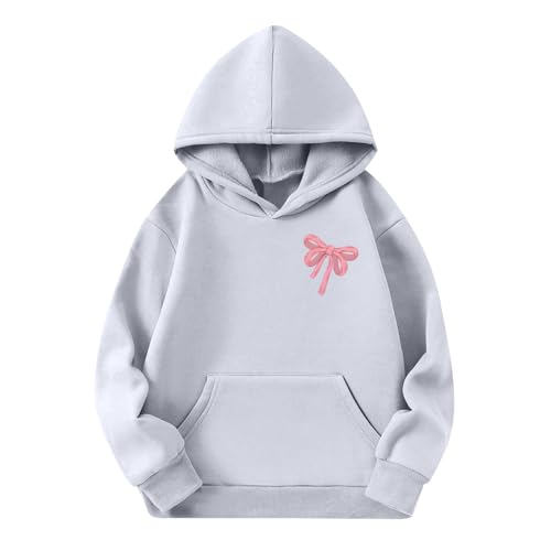 GOFULY Hoodies For Girls Baggy Fleece Long Sleeve Sweatshirt Hooded Letter Print Fall Y2K Hoodies Boys Clothes 2-14 Years4