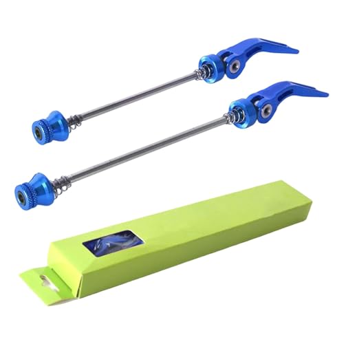 クイックリリース車軸串、クイックリリース自転車ハブ | フロントリアアクスルホローシャフトセット - ロードバイク用のヘビーデューティーアルミニウム合金ホイールハブレバーセット