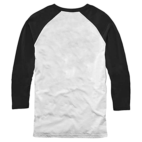 Fifth Sun Mens Hellfire Club 3/4 Sleeve Raglan Tee