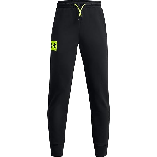 Pantalon UA Boys' Summit Knit Under Armour noir taille Youth Large pour garçon