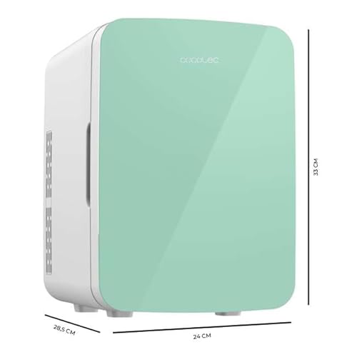 Cecotec Nevera Pequeña Bolero MiniColing 10L Bahamas Mint. Capacidad 10 L, Funcionamiento 12-220 V, Compatible con Coches y Caravanas, Función Frío y Calor, Temperatura Regulable de 7 ºC a 65 ºC - imagen 3