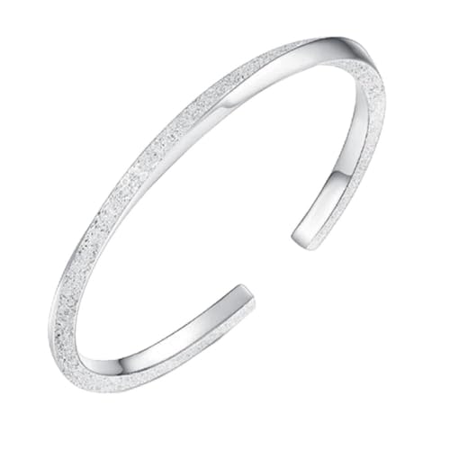 Bracelet manchette ouverte en émail tourbillon pour femme