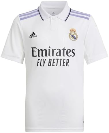 adidas Camiseta de futebol juvenil Real Madrid 22/23 Home Jersey